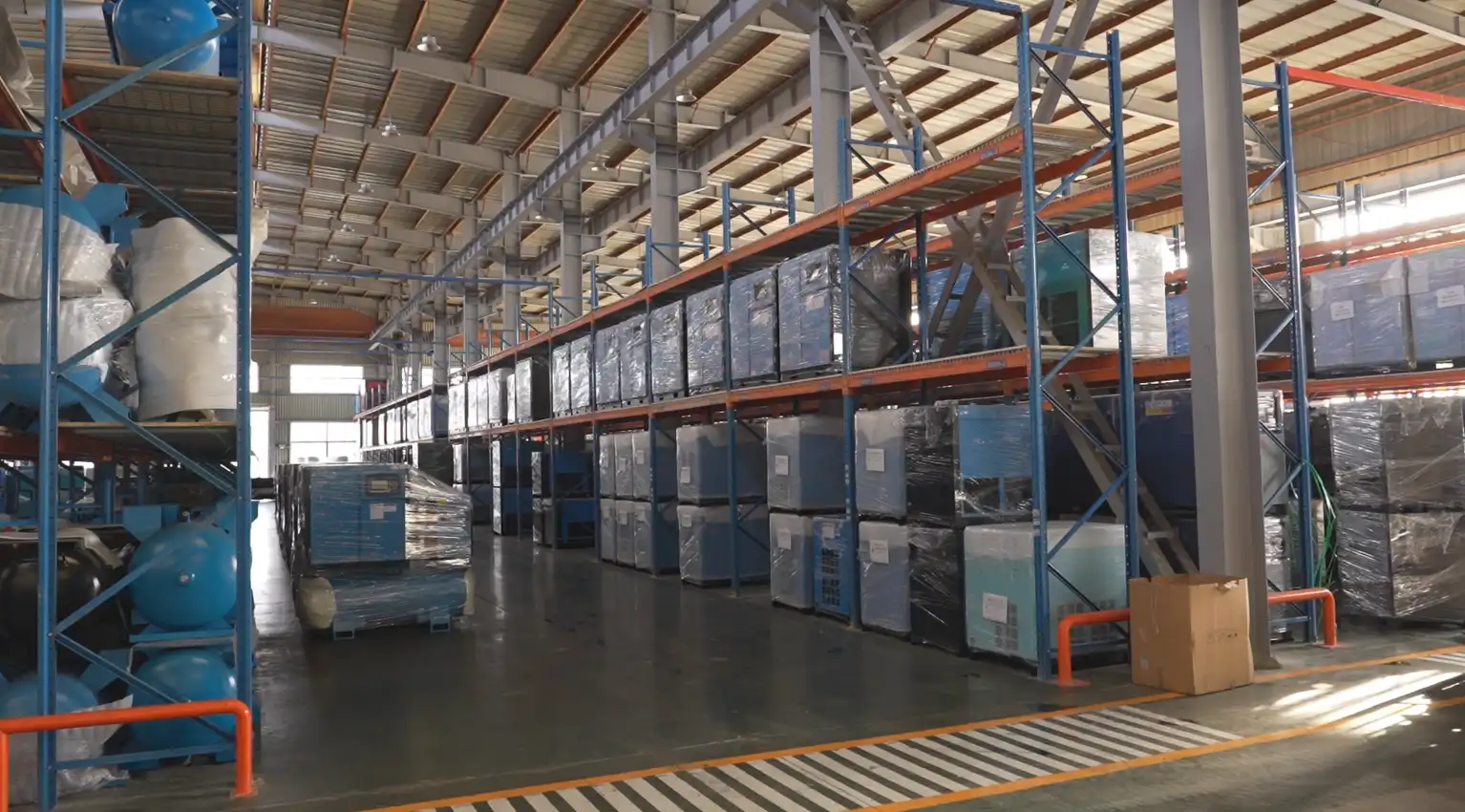 WEISIDUN screw air compressor factory and manufacturing facility