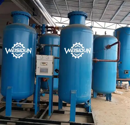 PSA nitrogen generator for new materials - system overview